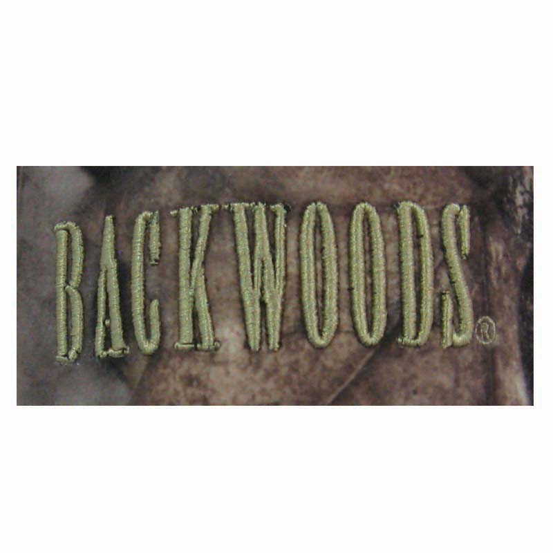 Close up of Backwoods embroidery