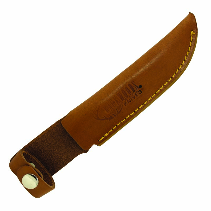 Leather sheath for Backwoods Kodiak hunting knife
