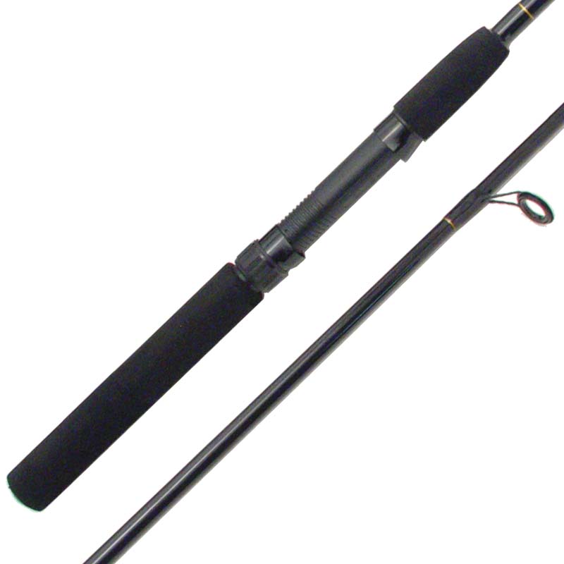 Stinger spinning fishing rod with single foot ceramic guides