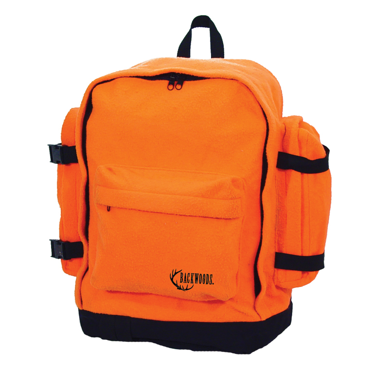 Backwoods blaze orange silent fleece 25 litre hunting backpack