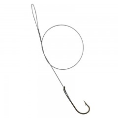 Fishing tackle gear equipment wire snelled kirby hooks