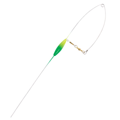 Fishing tackle gear bottom bouncers chartreuse green lead sinkers