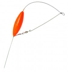Fishing tackle gear bottom bouncers orange lead sinkers