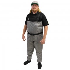 Breathable fishing waders polyester neoprene booties