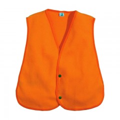 Hunting clothing apparel blaze safety vest silent microfleece