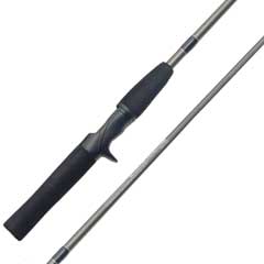 Fishing spincast rod EVA foam grips double foot guides