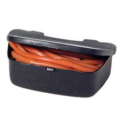 Fishing gear worm box built in brackets divider polyethylene