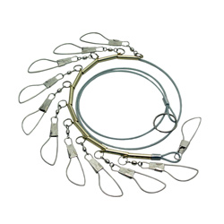 Fishing gear accessories fish stringers cable snaps