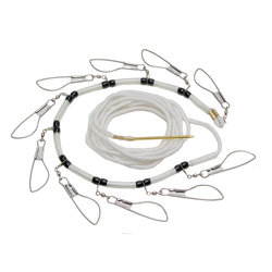 Fishing tackle accessories gear cord fish stringer metal snaps