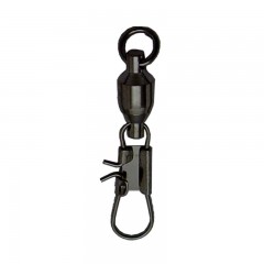 Compac Black Welded Ball Bearing Swivels with Interlock Snaps