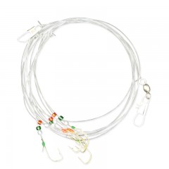 Fishing tackle gear smelt rig herring clear monofilament