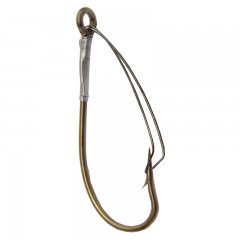 Fishing tackle hooks weedless bronze soft bait