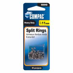 Fishing tackle gear split rings heavy duty