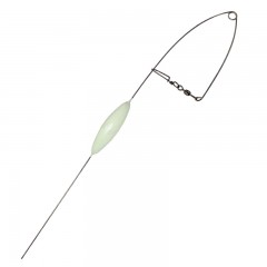 Fishing tackle gear bottom bouncers chartreuse orange lead sinkers