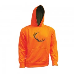 Blaze orange hunting hoodie sweater for kids