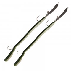 Eel hookr rubber bait