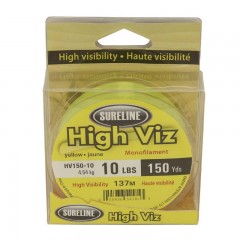 Yellow Hi vis monofilament fishing line