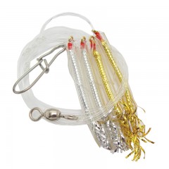 Fishing tackle gear rigs mackerel glitter baits