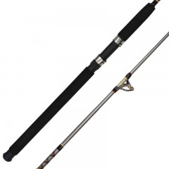 Cod boat fishing rod solid fiberglass