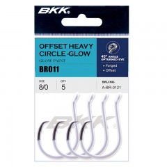 Offset Heavy Circle Hooks - Glow