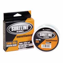 Monofilament fishing line clear