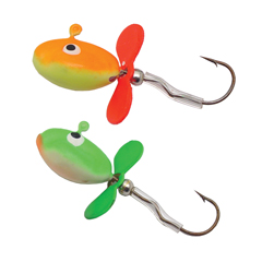 Ice fishing lures spinning jigs glow in the dark