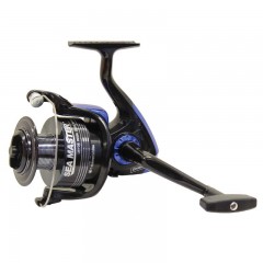Fishing spinning reel long cast oversize line roller